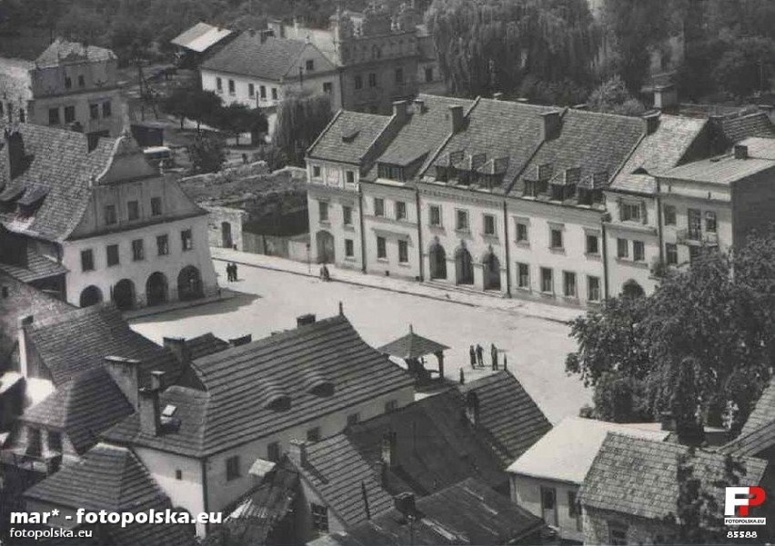 Miasto trójkąta turystycznego woj. lubelskiego. Zobacz wspaniałe panoramy Kazimierza Dolnego nad Wisłą z XX wieku