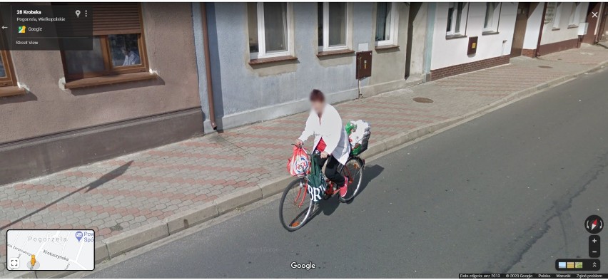 Pogorzela w Google Street View. Zobacz, kogo "złapała" kamera Googla [ZDJĘCIA] 