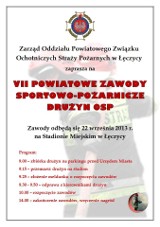 Powiatowe zawody sportowo pożarnicze 2013 w Łęczycy