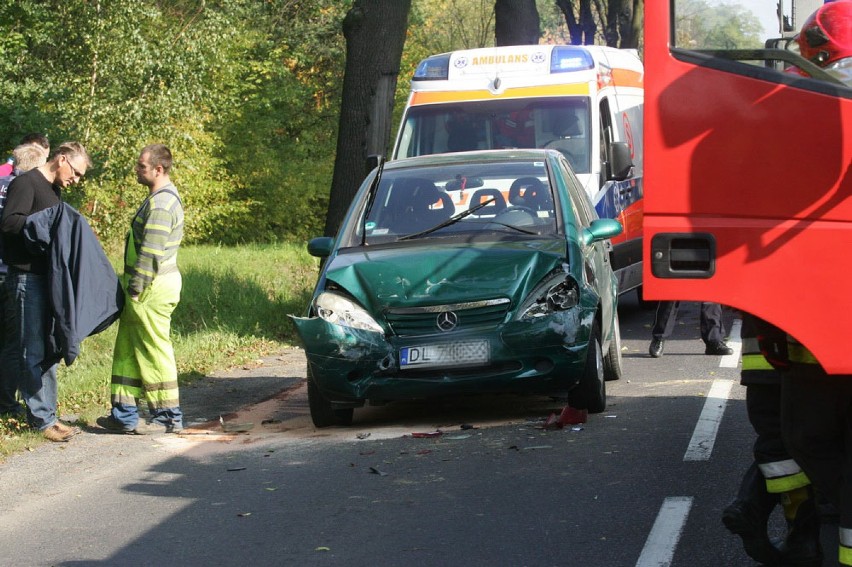 Wypadek na Złotoryjskiej w Legnicy (ZDJĘCIA)