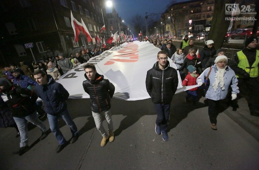 Marsz Pamięci Żołnierzy Wyklętych w Szczecinie