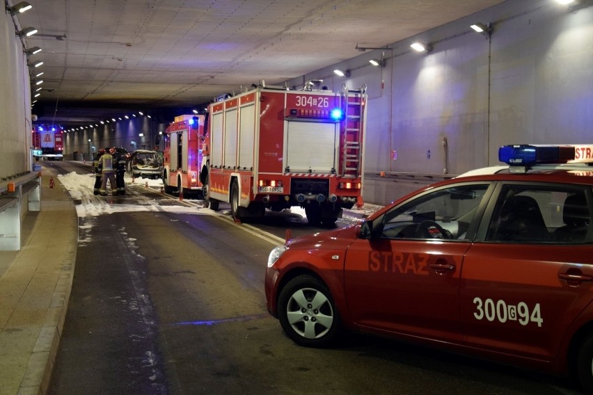 Pożar pod Forum Gdańsk 12.08.2019. Tunel poważnie uszkodzony