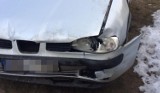 Wypadek w Egiertowie - jedna osoba poszkodowana (26.02.2021)