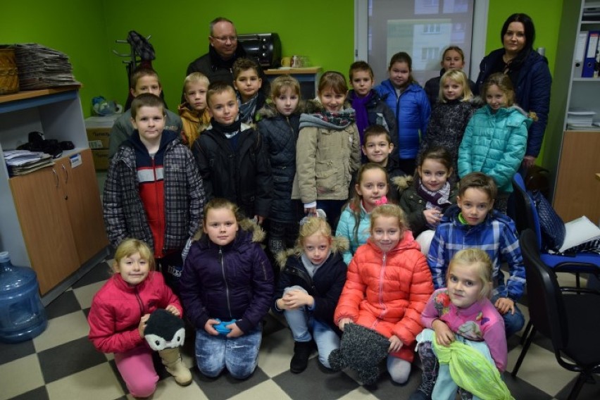 Nowy Dwór Gdański. Dzieci z Jantaru z wizytą w redakcji