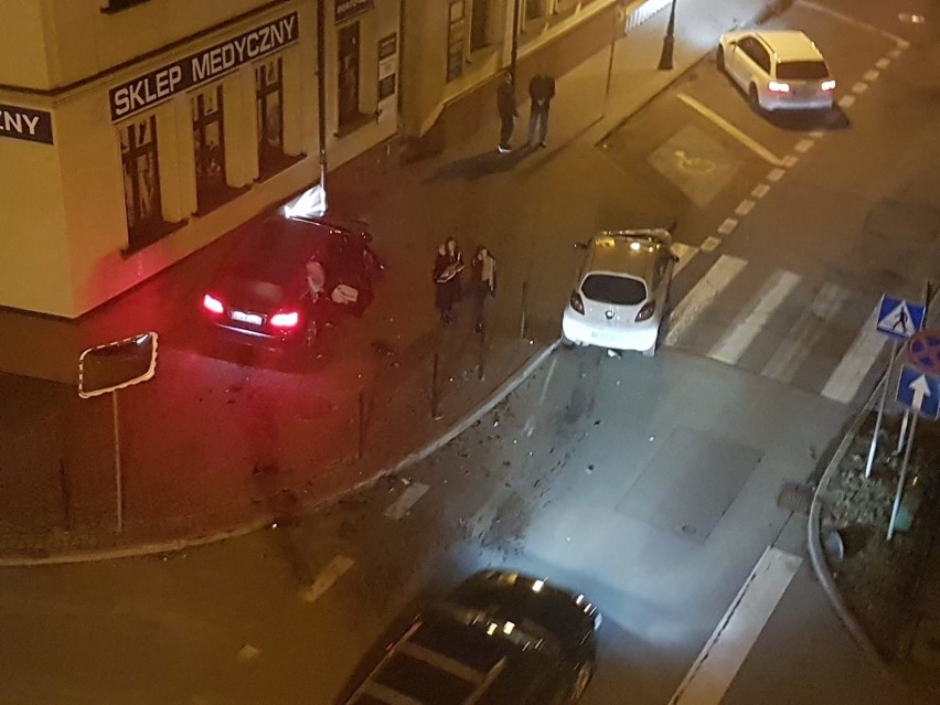 Nowy Sącz. Wypadek na skrzyżowaniu ul. Jagiellońskiej i Mickiewicza