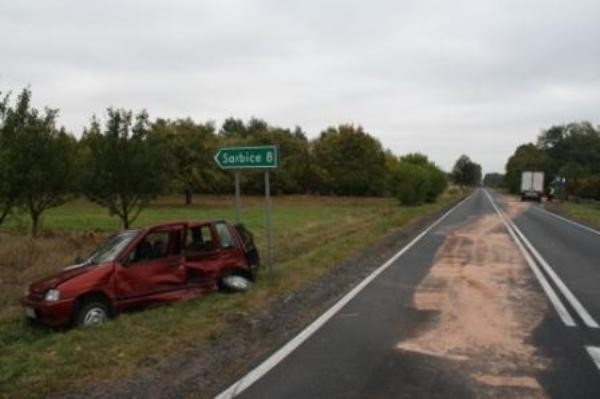 Wypadek w miejscowości Smulsko