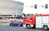 Wypadek przy Stadionie Miejskim. 3 osoby ranne (ZDJĘCIA)