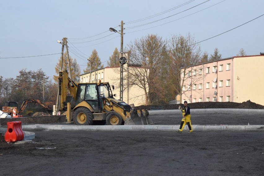 Remont DW 494 w Oleśnie i budowa ronda.