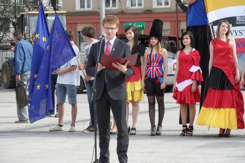 Dziś urodziny Unii Europejskiej. Świętowano je na Placu Biegańskiego w Częstochowie [FOTO]