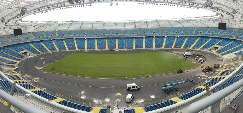 Murawa Stadionu Śląskiego na zdjęciach