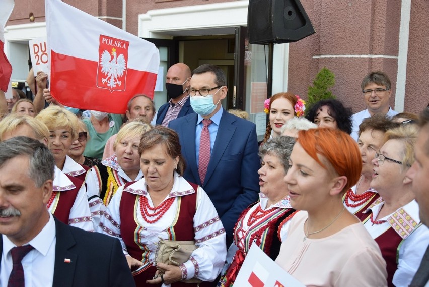 Premier Mateusz Morawiecki spotkał się z mieszkańcami Kraśnika. Zobacz zdjęcia i wideo