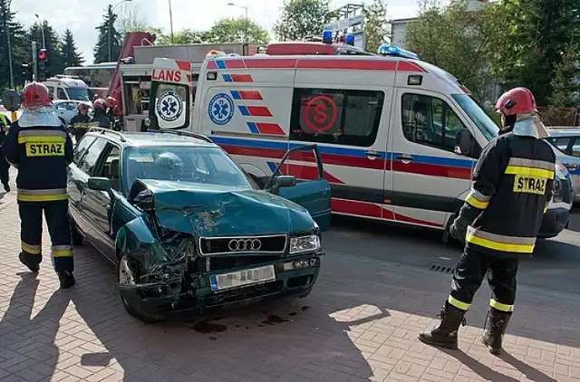 Wypadek w Przemyślu. Jedna osoba została ranna