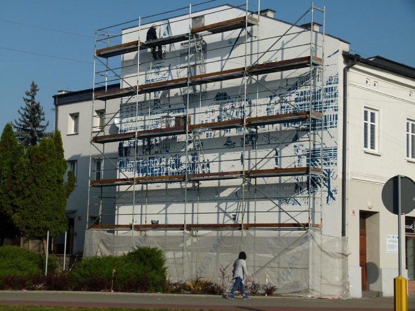Zduńska Wola. Powstaje mural na Sieradzkiej