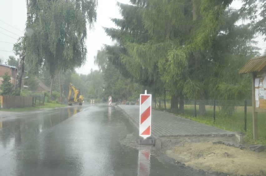 Postępy na drodze w Dąbrówce Malborskiej