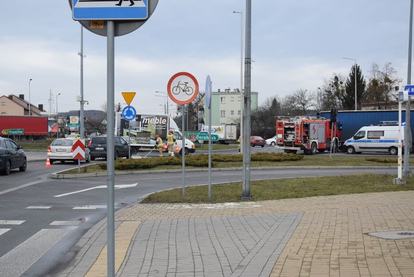 Chełm. Utrudnienia na rondzie im. Romana Dmowskiego      