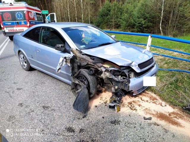 Wypadek w Dąbrówkach Breńskich