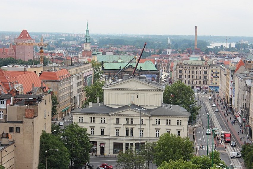 Zobacz panoramę Poznania z dachu Okrąglaka! (zdjęcia)