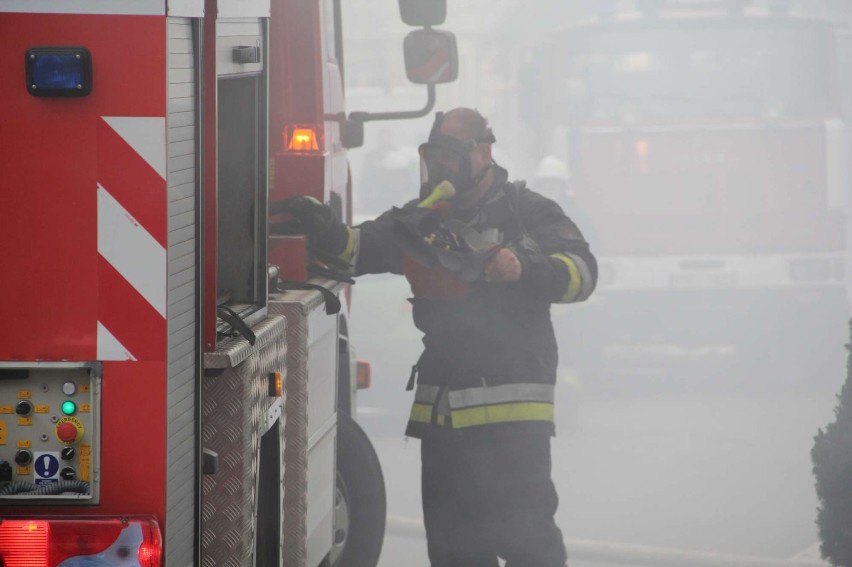 Pożar w Międzychodzie - 15 stycznia 2015