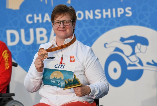 Lucyna Kornobys podczas paralekkoatletycznych mistrzostw świata w Dubaju (2019) zdobyła brązowy medal w rzucie oszczepem.