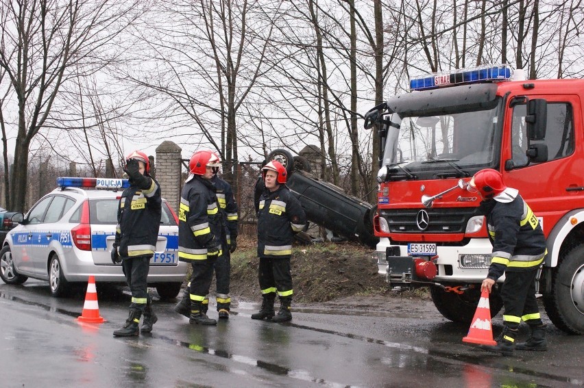 Znowu wypadek w Dąbrowicach