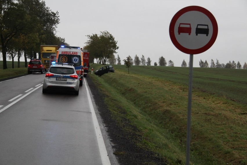 Wypadek między Ględowem a Jęcznikami