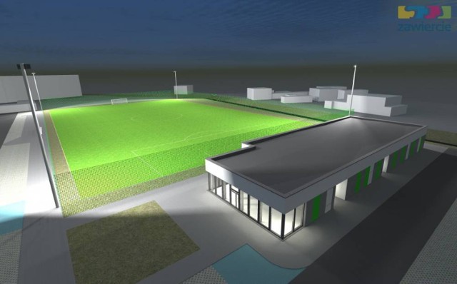 Projekt zagospodarowania terenów po boisku piłkarskim "Włókniarz".