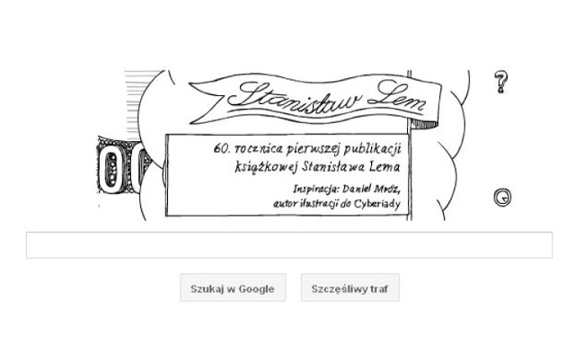 Google w hołdzie dla Stanisława Lema