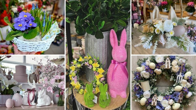 Zobacz w galerii modne dekoracje wiosenne i wielkanocne z kwiaciarni w Kujawsko-Pomorskiem