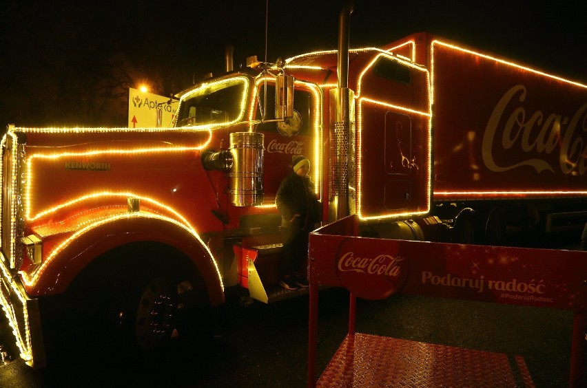 Ciężarówka Coca - Coli w Piotrkowie