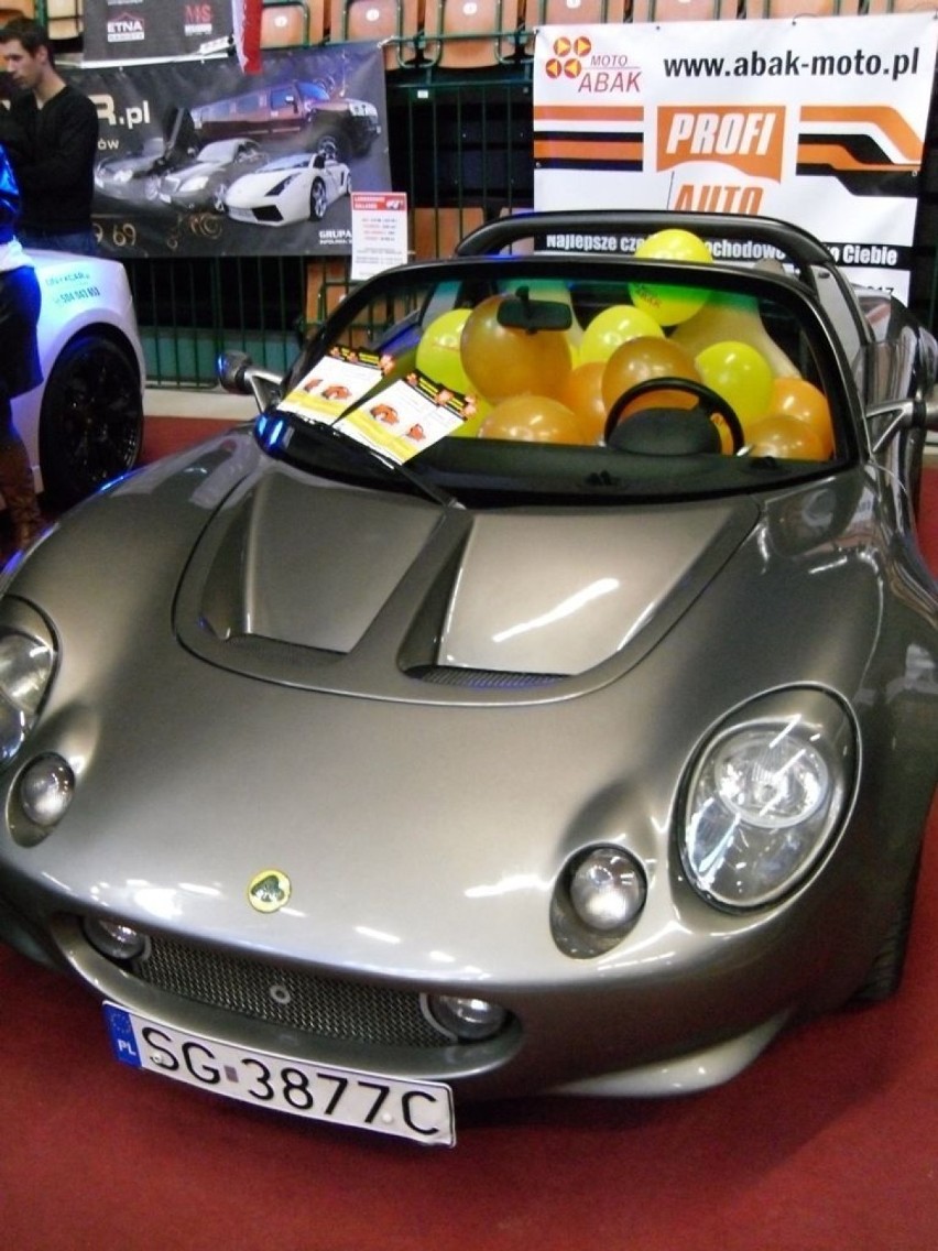 Najnowszy samochód marki Lotus prezentował się znakomicie....