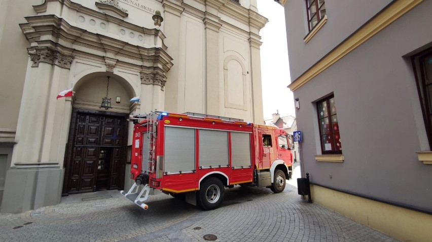 Fałszywy alarm pożarowy w domu zakonnym jezuitów