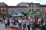 Mieszkańcy Jaworzna utworzyli żywy znak Polski Walczącej na rynku ZDJĘCIA 