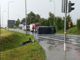 Wypadek w Kończewicach. Jedna osoba trafiła do szpitala [ZDJĘCIA]