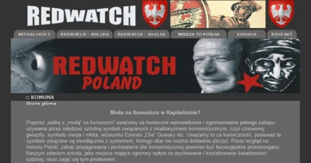 Redwatch, związana z neofaszystowską organizacją Krew i Honor, ...