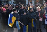 Kartuzy. Manifestacja poparcia dla Ukrainy na kartuskim Rynku 