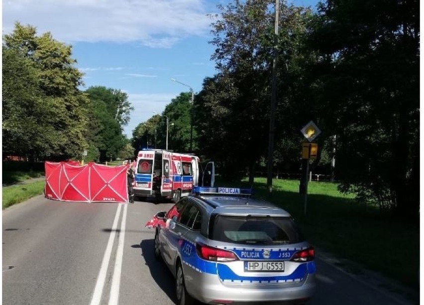 Śmiertelny wypadek na ul. Sikorskiego w Namysłowie.