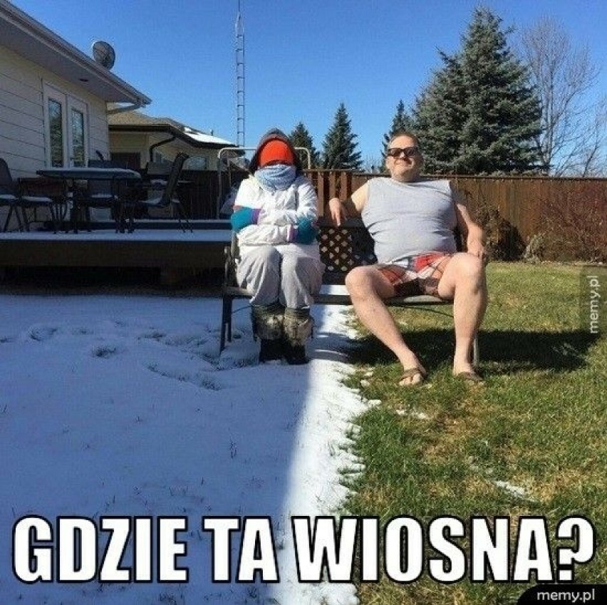 Zobacz te MEMY o zmiennej polskiej pogodzie! Wiosna w lutym, zima w kwietniu? 