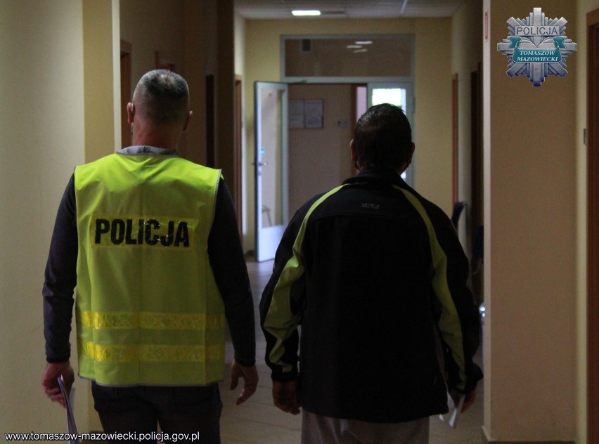 Zatrzymany przez tomaszowską policję ze sfałszowaną receptą na psychoaktywny lek