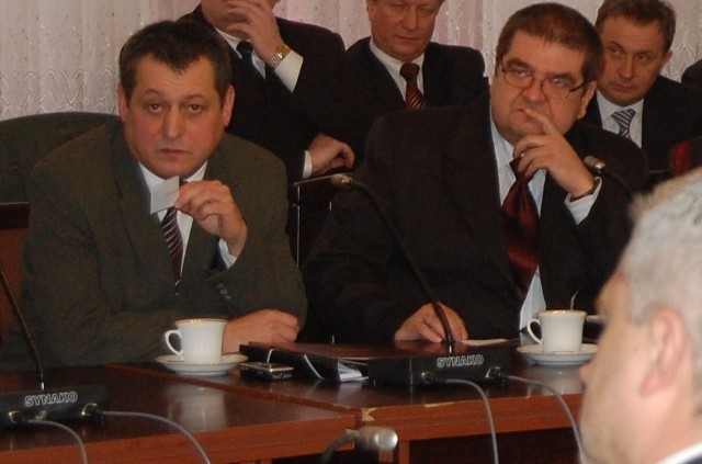 Mirosław Jasiński (z lewej) i Piotr Szwedowski
