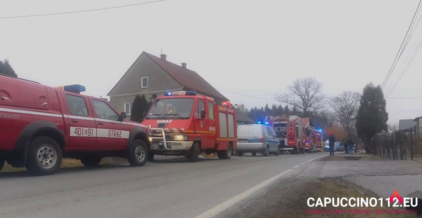 Pożar zauważono w środę 12.01.2022 około godziny 12 w...