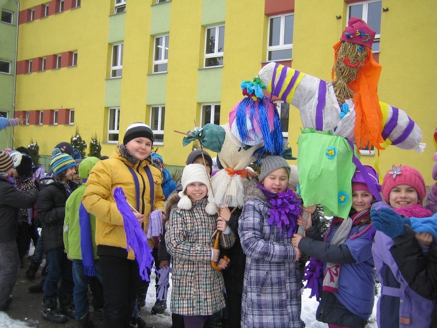 Uczniowie pożegnali zimę