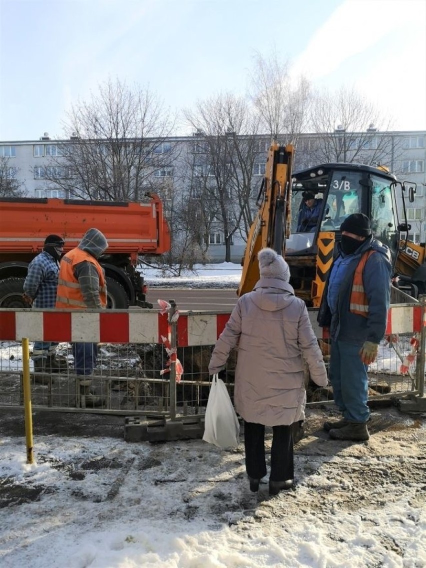 Awarie nie oszczędzały również mieszkańców Chojen czy...