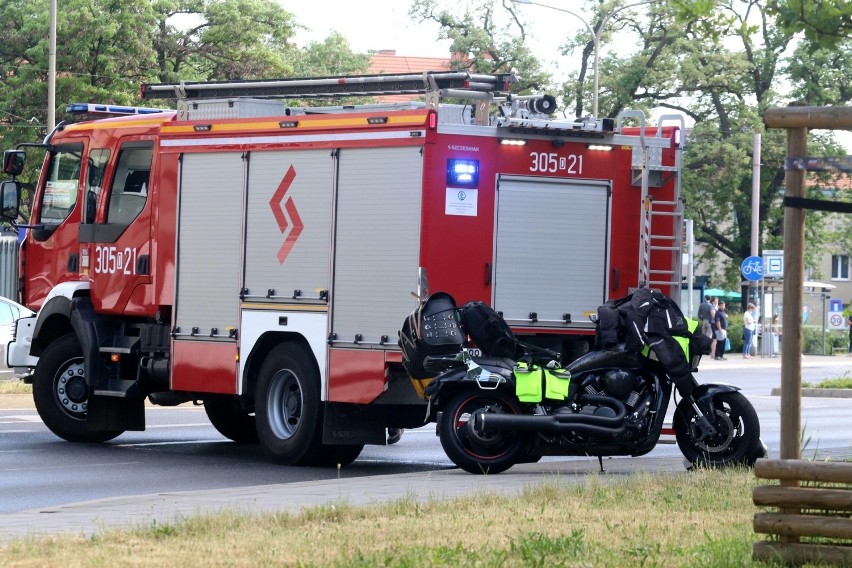 Wypadek na al. Kromera we Wrocławiu 11.06.2021