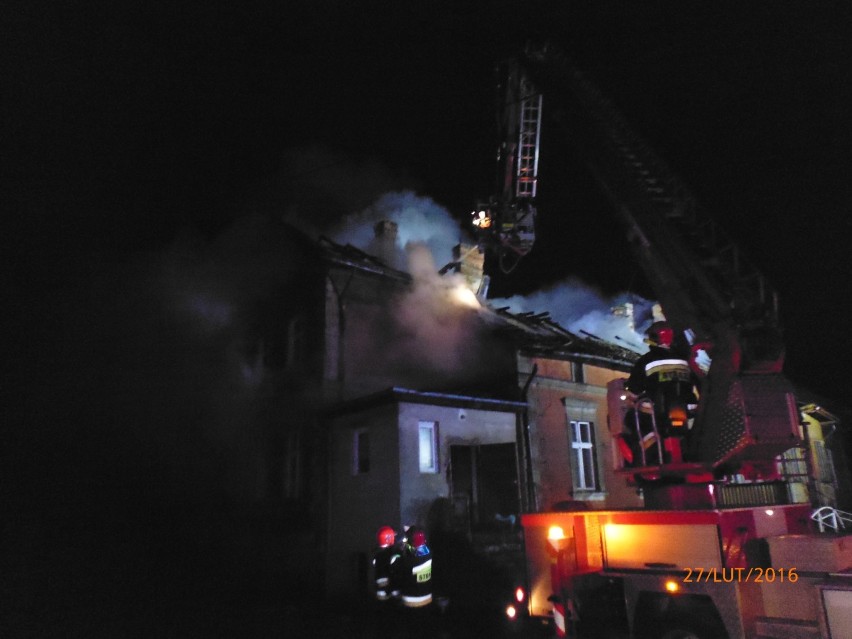 Pożar w Szałwinku. Spłonął budynek mieszkalny [ZDJĘCIA]