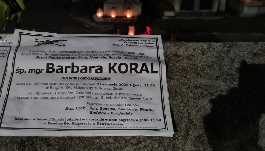 Nowy Sącz. Zmarła Barbara Koral, żona Józefa Korala, młodszego z braci- twórców lodów „Koral"