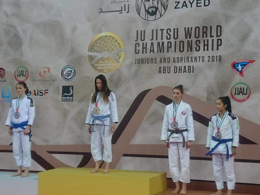 Paulina Szumska z RKJJS zdobyła drugi brązowy medal na Mistrzostwach Świata w Abu Dhabi [ZDJĘCIA]