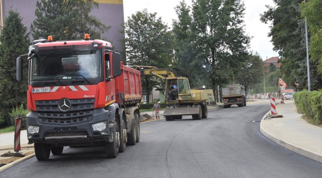 Przebudowa ul. Nideckiego w Oświęcimiu wchodzi w ostatni etap prac