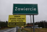 Czemu przy granicach Zawiercia i miejscowości powiatu umieszczone są tablice o ptasiej grypie?