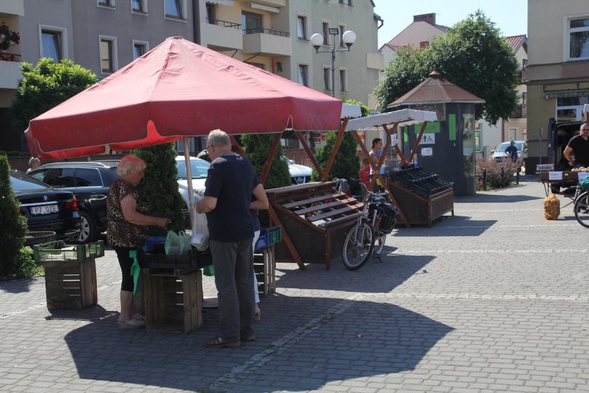 Złotów. Zielony Ryneczek na placu Paderewskiego