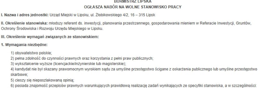 Lipsk. Burmistrz miasta poszukuje pracownika. Zobaczcie, jakie ma oczekiwania 